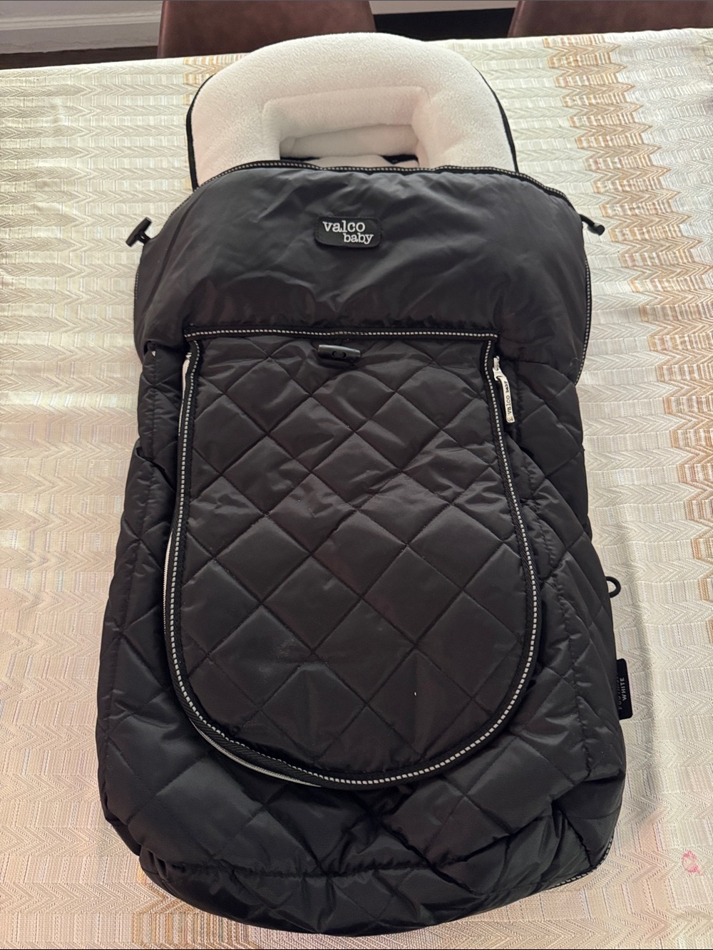 Black Quilted Footmuff - VALCO